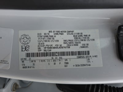 2018 Ford Super Duty F-350 SRW XL