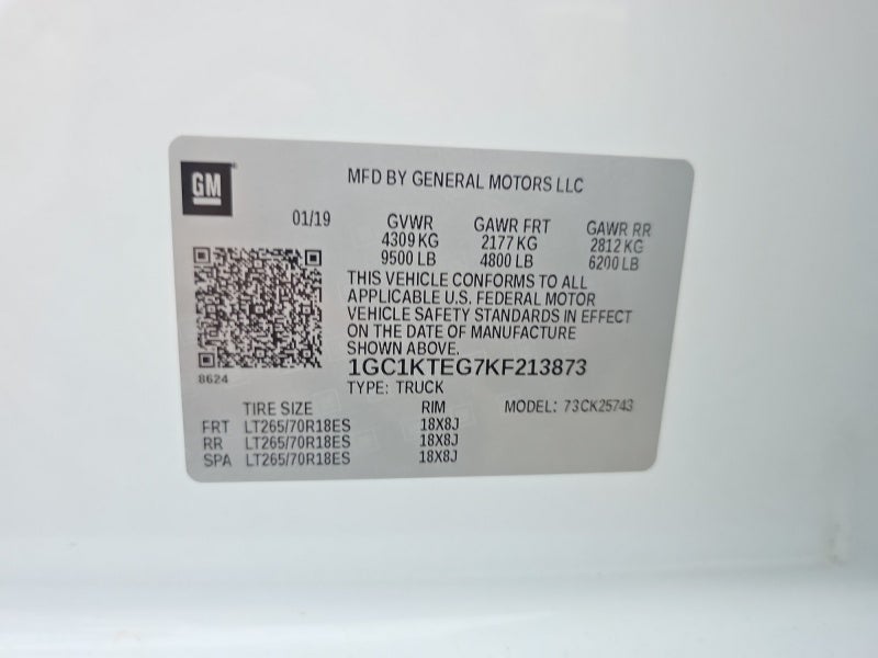 2019 Chevrolet Silverado 2500 HD LTZ