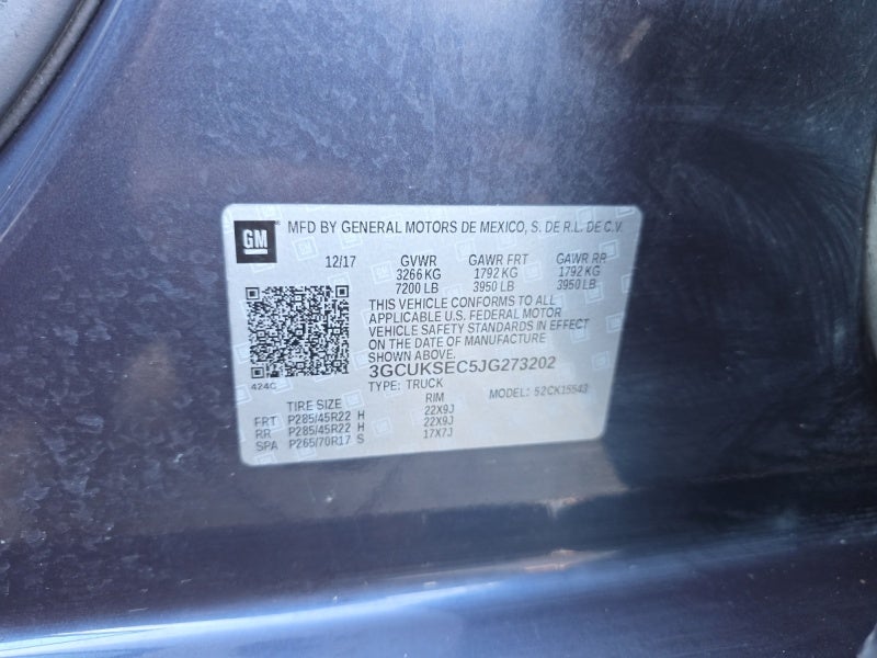 2018 Chevrolet Silverado 1500 LTZ