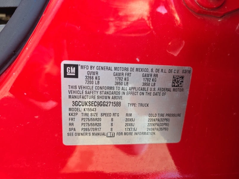 2016 Chevrolet Silverado 1500 LTZ