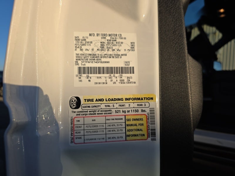 2013 Ford F-150 Platinum