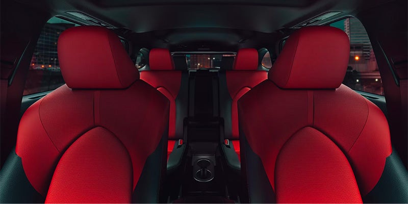 Red interior seats