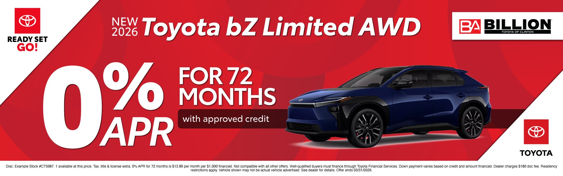 NEW TOYOTA OFFER