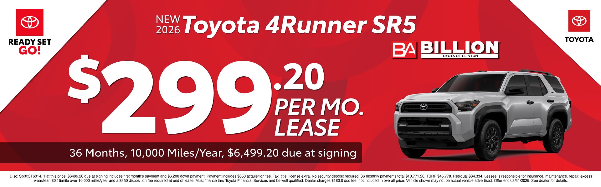 NEW TOYOTA OFFER
