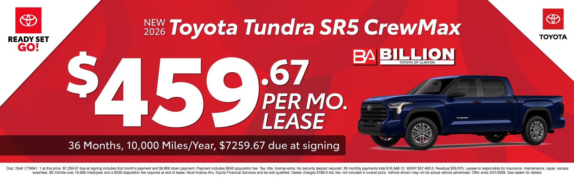 NEW TOYOTA OFFER