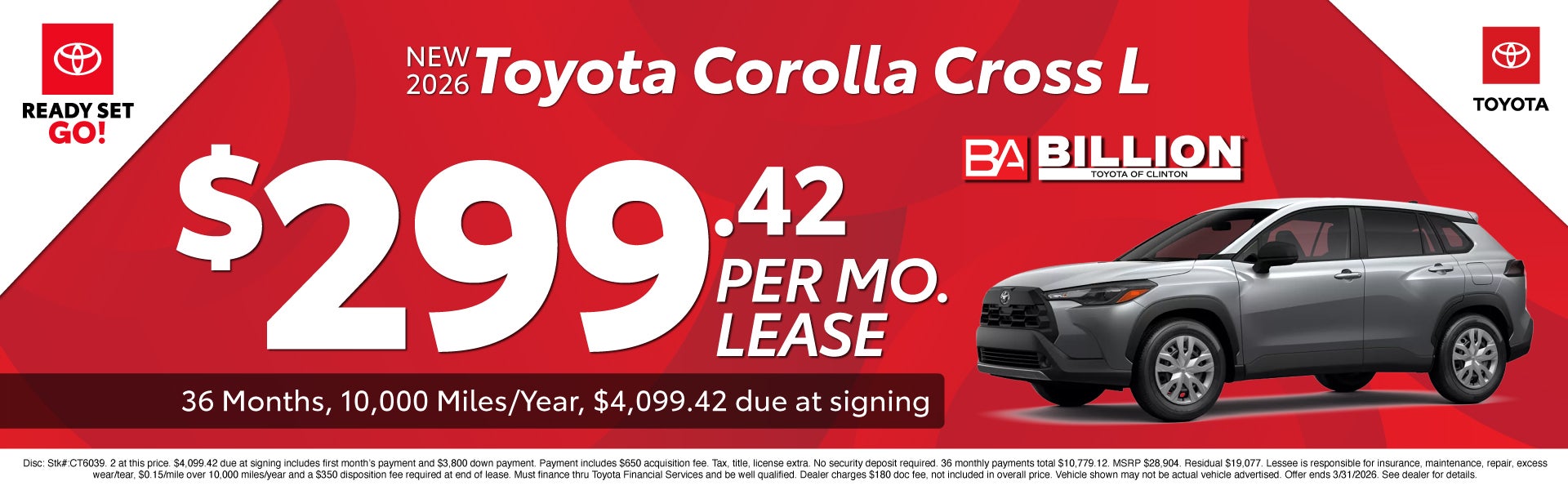 NEW TOYOTA OFFER
