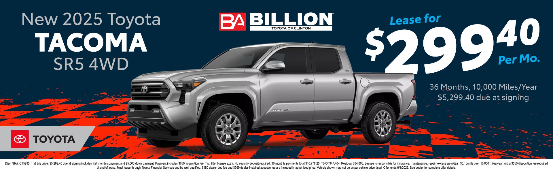 NEW 2025 TOYOTA TACOMA SR5
