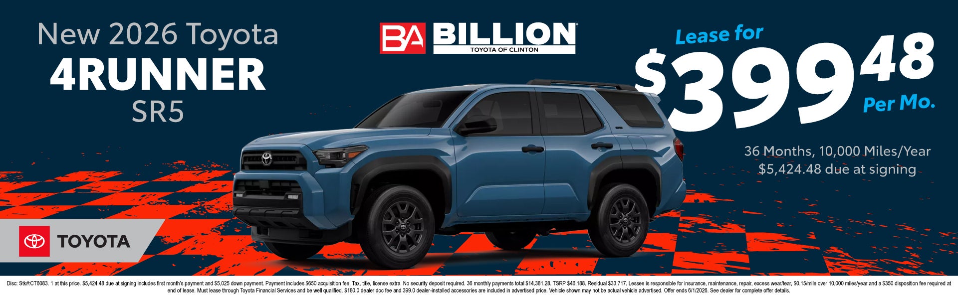 NEW 2026 TOYOTA 4RUNNER SR5