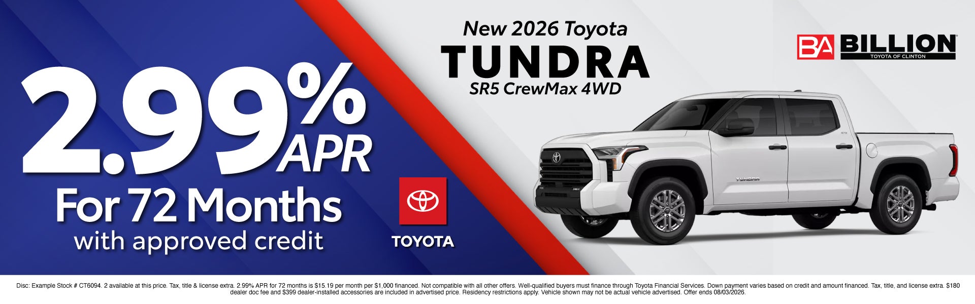 NEW 2026 TOYOTA TUNDRA LIMITED CREWMAX