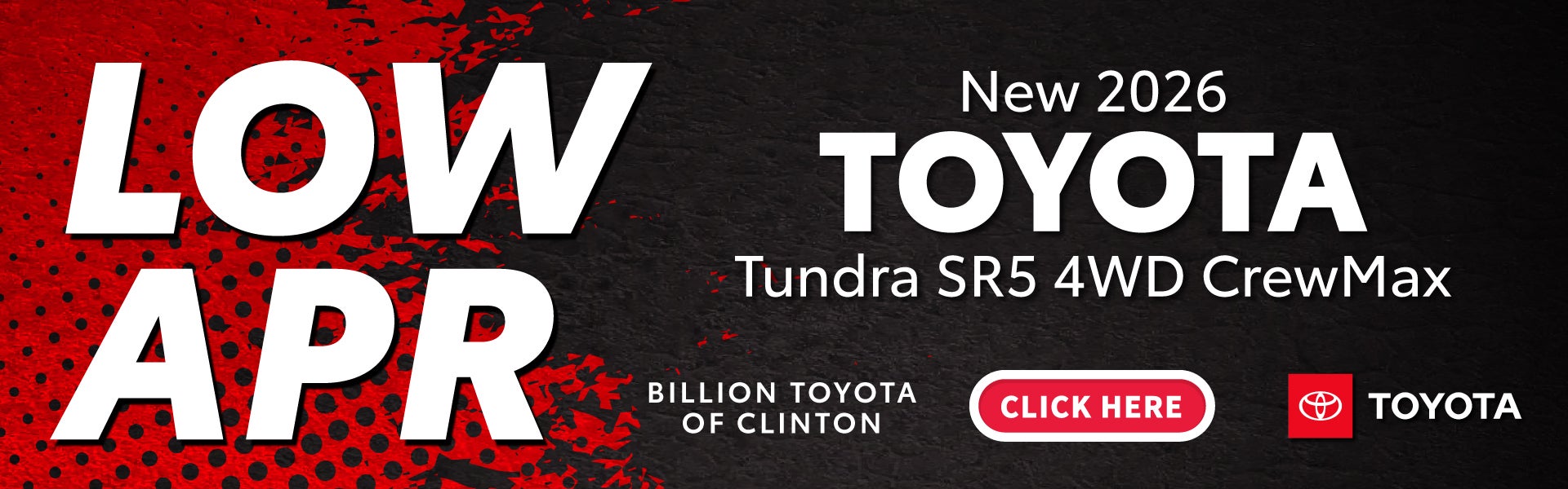 NEW 2026 TOYOTA TUNDRA SR5 CREWMAX