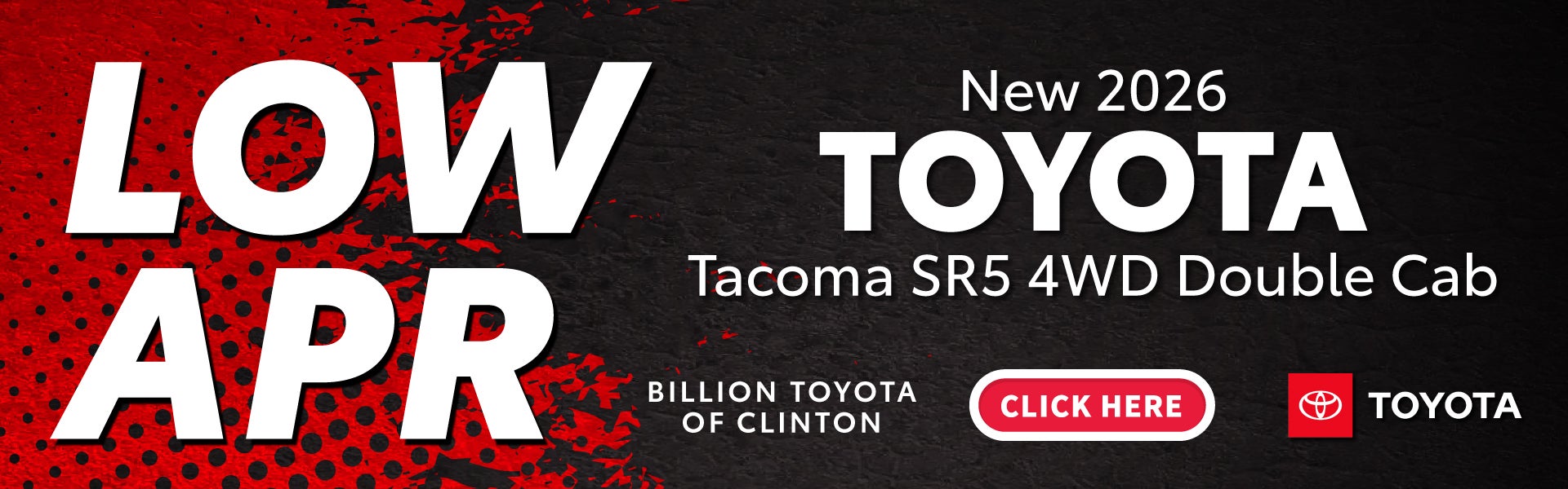 NEW 2026 TOYOTA TACOMA SR5 DOUBLE CAB