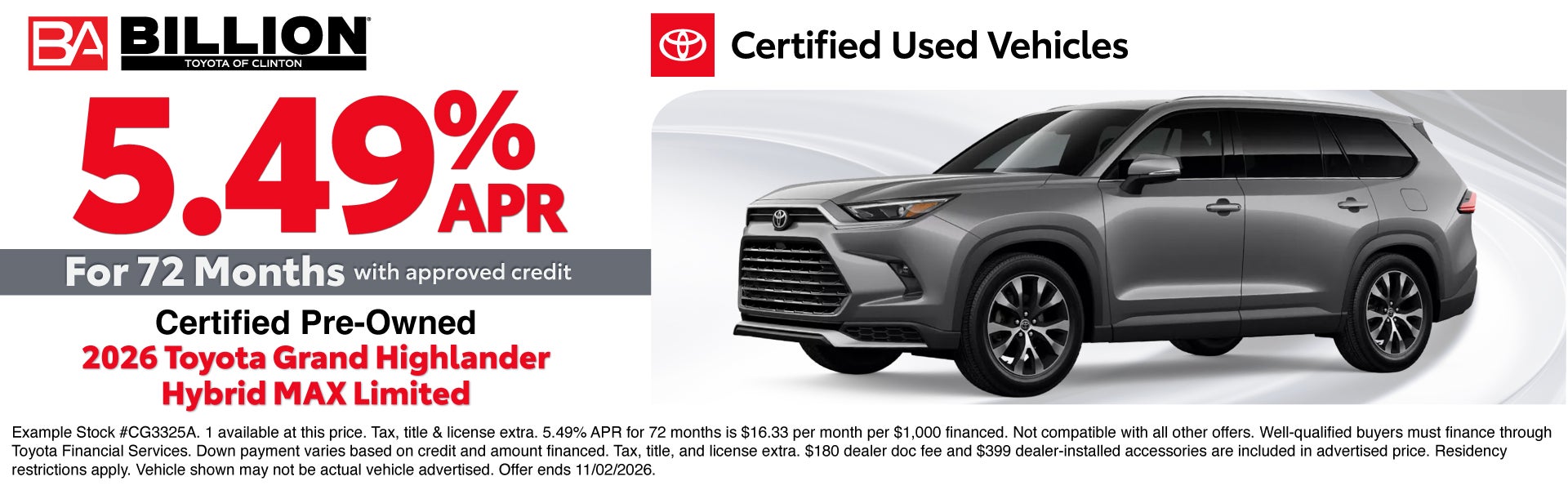 2026 TOYOTA GRAND HIGHLANDER HYBRID MAX LIMITED