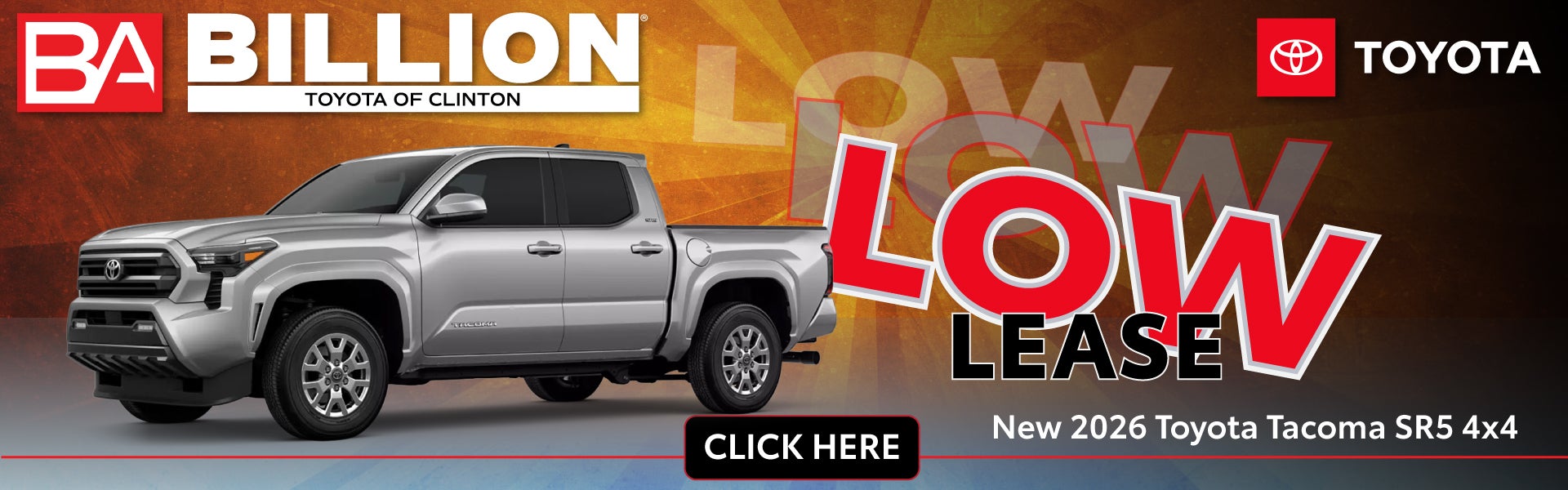 NEW 2026 TOYOTA TACOMA SR5