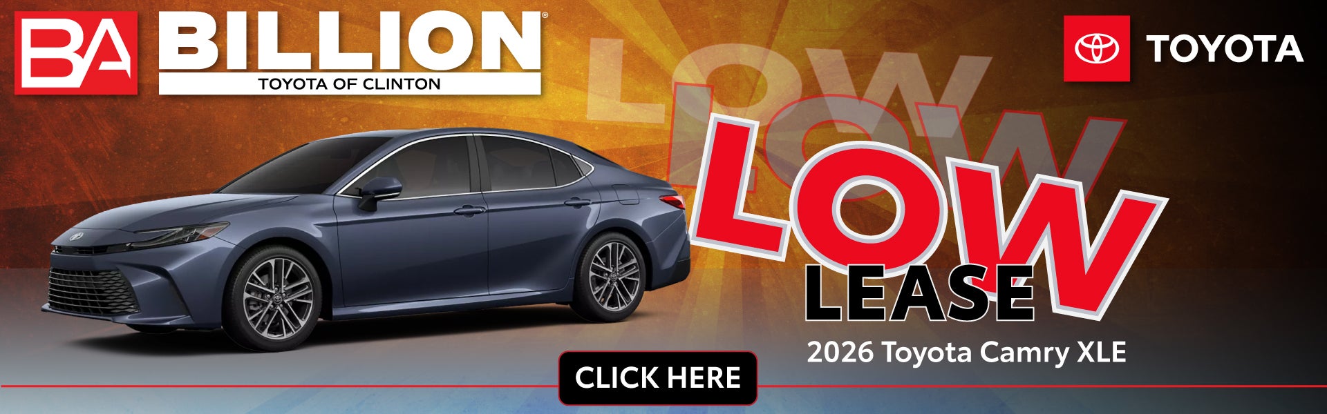 NEW 2026 TOYOTA CAMRY XLE