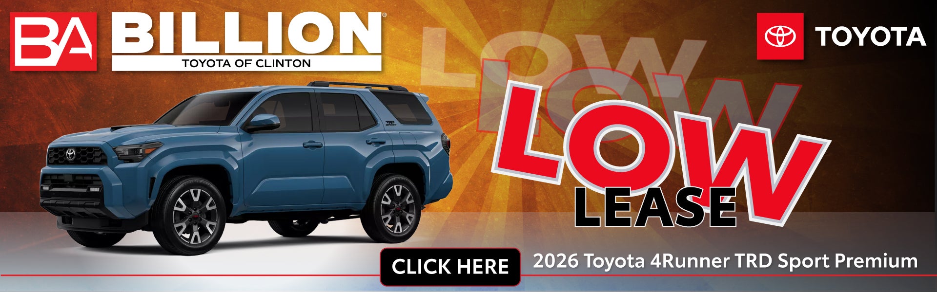 NEW 2026 TOYOTA 4RUNNER TRD SPORT PREMIUM