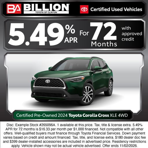 2024 TOYOTA COROLLA CROSS XLE