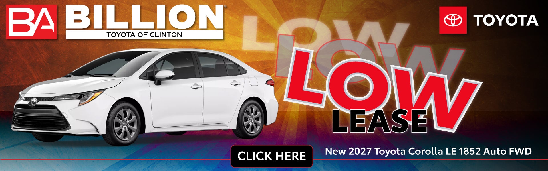 NEW 2026 TOYOTA COROLLA LE