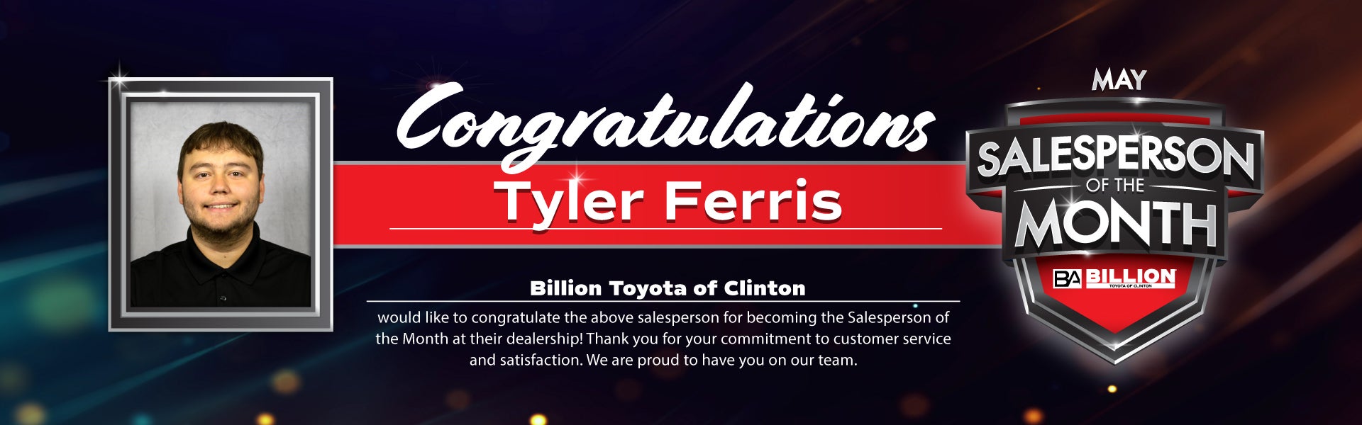 SALESPERSON OF THE MONTH