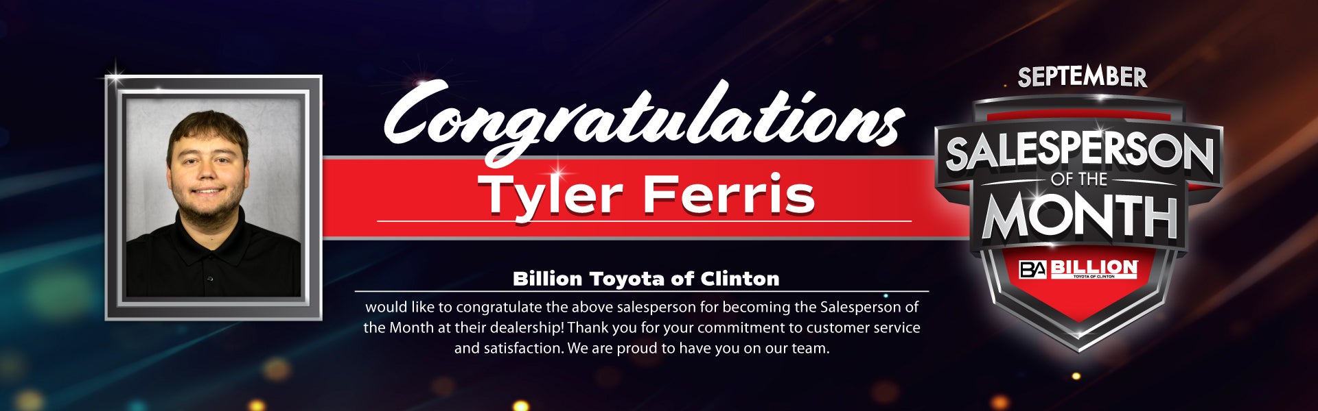 SALESPERSON OF THE MONTH